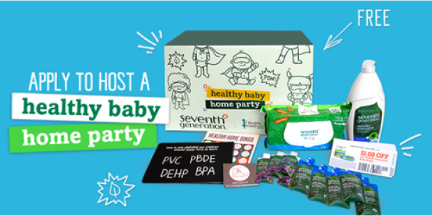 Apply Now to Host a Seventh Generation Healthy Baby Home Party (Receive Free Products, Coupons, + More!)