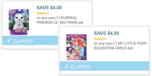 Target: Awesome Deals on Furreal Friends Lil Big Paws & My Little Pony Equestria Dolls