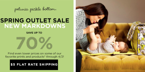Petunia Pickle Bottom Spring Outlet Sale: Save Up to 70% Off Diaper Bags, Backpacks, Totes & More