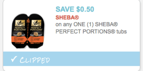 *NEW* $0.50/1 Sheba Perfect Portions Tubs Coupon = Only 17¢ Each at Target