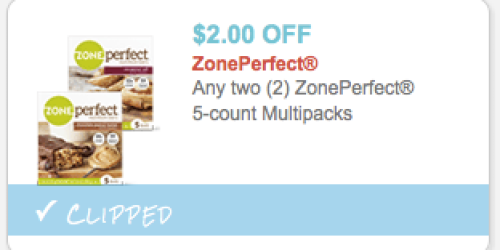 High Value $2/2 Zone Perfect Multipacks Coupon (RESET!) = 5-Count Kidz Nutrition Bars Only $1.32