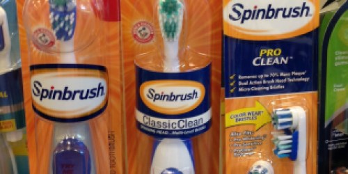 CVS: Arm & Hammer Spinbrush Powered Toothbrush Only $0.99 (Starting 3/29 – Print Coupons Now!)