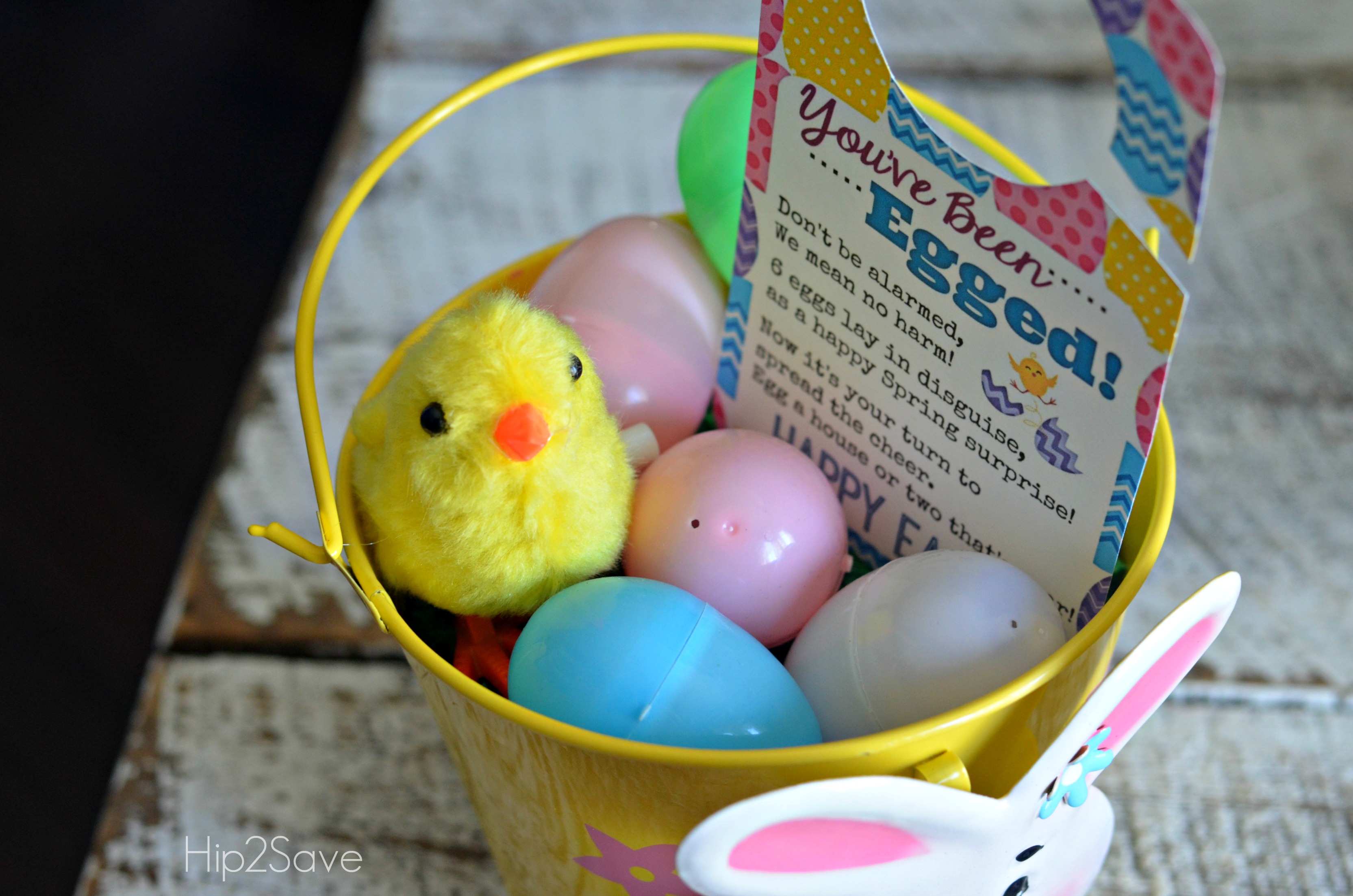 You've Been Egged (Free Printable Easter Idea)