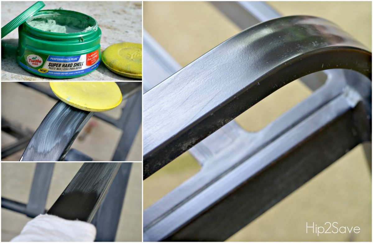 Car Wax trick for Patio Furniture Hip2Save
