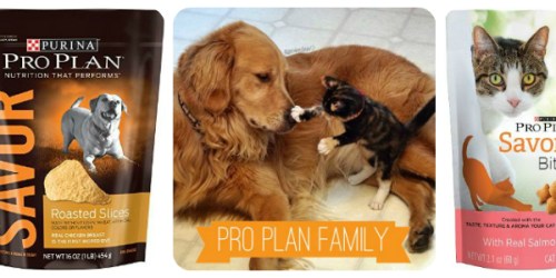 2 NEW Purina Pro Plan Dog & Cat Snack Coupons