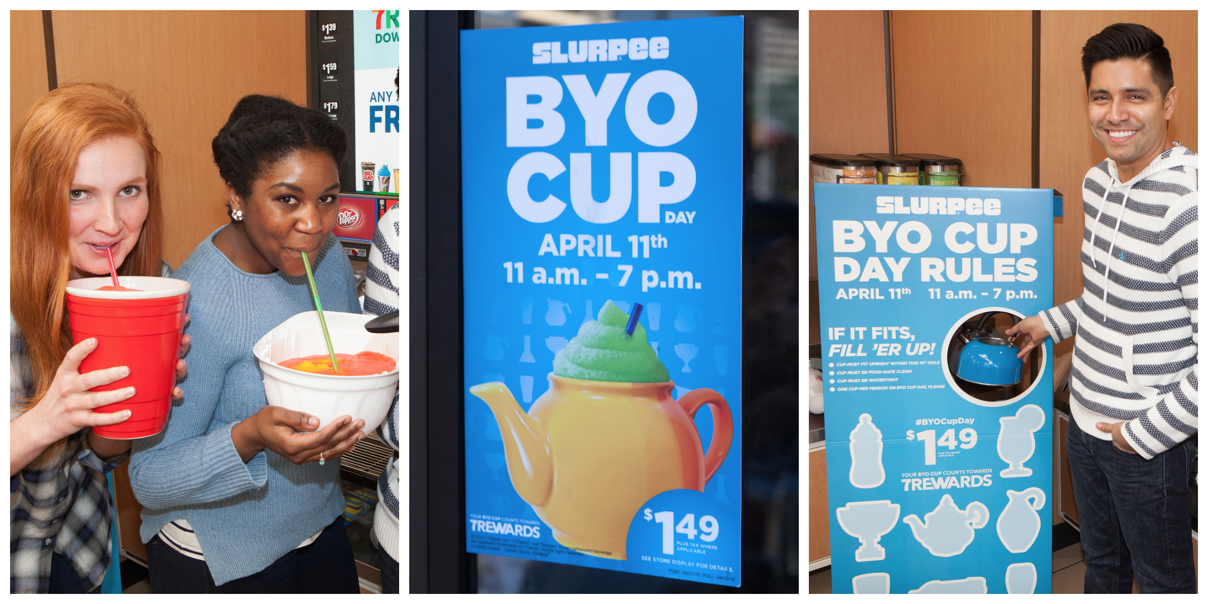 7Eleven "BYO Cup Day" Fill ANY Size Cup with a Slurpee for ONLY 1.49