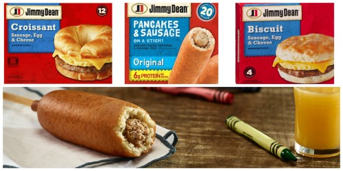 New $1/1 Jimmy Dean Breakfast Sandwich Coupon + $1 Ibotta Rebate = Only $2.98 at Walmart