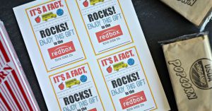 Teacher Appreciation Gift Idea: Gift a Redbox Code (Free Printable Card)