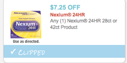 *NEW* $7.25/1 Nexium 24-Hour Coupon = 28-Count Only $8.49 at Target (+ Nice CVS Deal!)