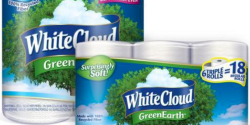 $1/1 White Cloud GreenEarth Bath Tissue/Paper Towels Coupon = Bath Tissue $0.50 Per Triple Roll at Walmart