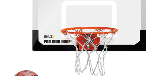Amazon: Highly Rated SKLZ Pro Mini Basketball Hoop Only $14.99 (Regularly $29.99) – Today Only