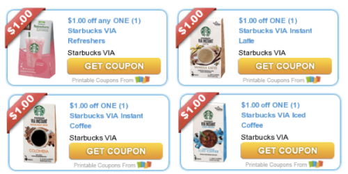 4 $1/1 Starbucks VIA Coupons (RESET!) = as Low as Only $1.24 Per 5-Pack at Target (After Gift Cards)