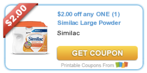 New $2/1 Similac Large Powder Coupon = Nice Deal at Target After Gift Card (Starting April 6th)