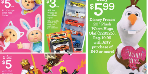 ToysRUs: Buy 1 Get 1 Free Fisher Price AND V-Tech Toys (+ Great Deals on Games, Olaf Plush & More)