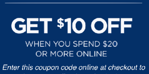 Sears.com or Kmart.com: $10 Off $20+ Purchase Coupon (Text Offer)