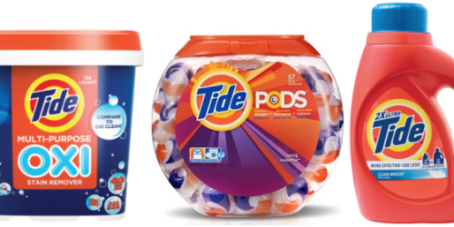 FOUR New Tide Coupons ($6 Worth)…