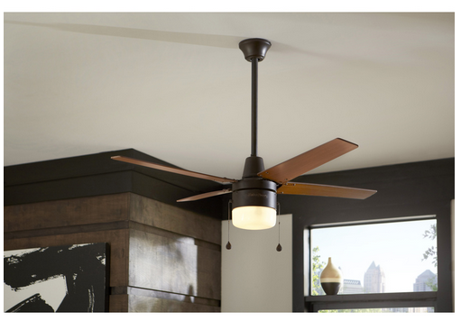 Lowe's: Harbor Breeze 48-inch Bronze Downrod Mount Ceiling Fan Possibly ...