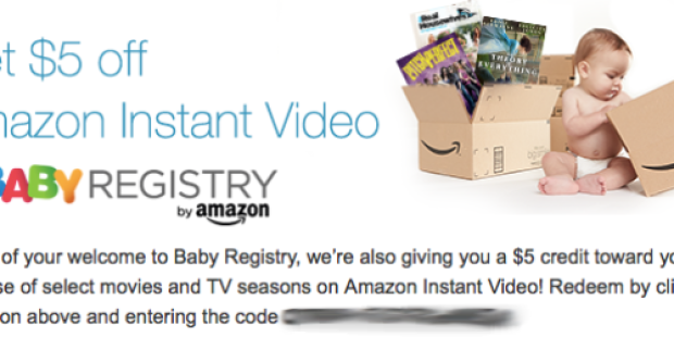 Amazon Mom Members: Possible Free $5 Amazon Instant Video Credit (Check Your Inbox)