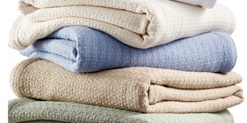 Macy’s: Ralph Lauren Classic Cotton Blankets As Low As $17.99 (Regularly $100+)