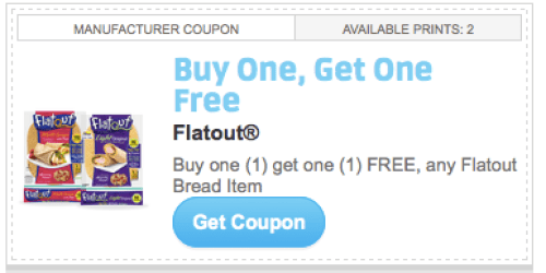 *RARE* Buy 1 Get 1 FREE Any Flatout Bread Item Coupon