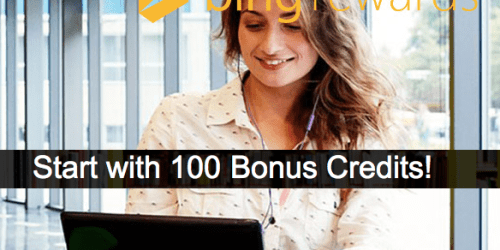 Bing Rewards: Sign Up Now And Get 100 Bonus Credits (+ Enter to Win Over $900 In Gift Cards)