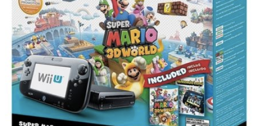 eBay.com: Nintendo Wii U Deluxe Bundle with Super Mario 3D World & Nintendoland Only $259.99 Shipped