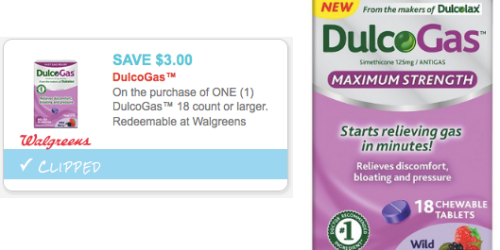 Walgreens: DulcoGas Only $0.99 (Thru 4/25)