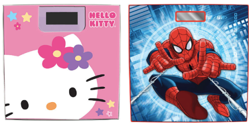 Kmart.com: Hello Kitty & Spiderman Bathroom Scales Only $5 (Reg. $19.99!) + FREE In-Store Pickup