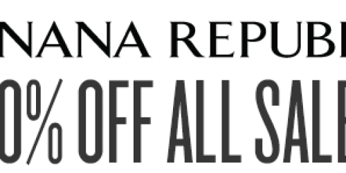 Banana Republic: Additional 50% Off Sale Styles = Men’s Dress Shirts as Low as $22.50 (Reg. $64.50+!)