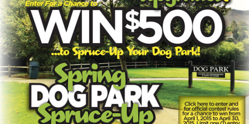 Military: Enter to Win $500 For Your Dog Park (+ April Commissary Deals & Coupons)