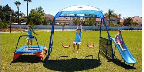 Walmart.com: Playground Metal Swing Set $199 Shipped (Reg. $299!) – Includes Trampoline, Swings & More