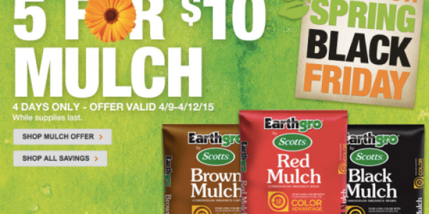 Home Depot Spring Black Friday Sale: *HOT* Buys on Mulch, Soil, Plants, Ladders + More (In-Store & Online)