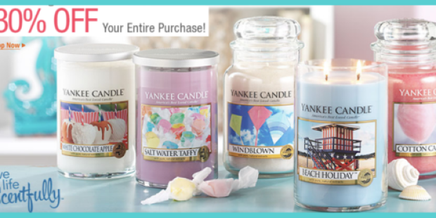 Yankee Candle: 30% Off Entire Purchase Coupon