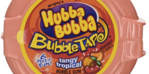 Amazon: 12 Packs of Hubba Bubba Bubble Tape (in Tangy Tropical) Only $4.63 Shipped