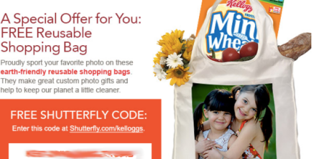 Kellogg’s Family Rewards Members: Possible FREE Custom Reusable Shopping Bag (Check Your Inbox)