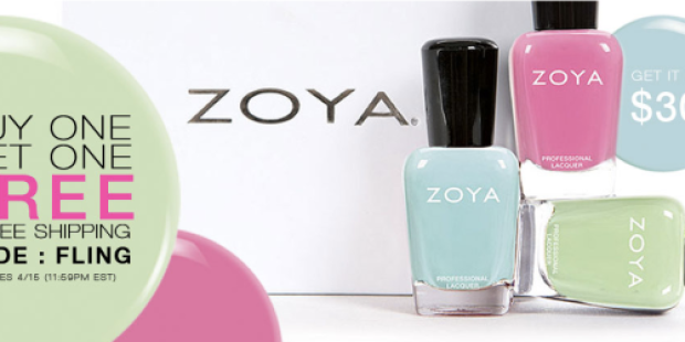 Zoya: SIX Full-Size Bottles of Nail Polish Only $30 Shipped (Just $5 Per Bottle)