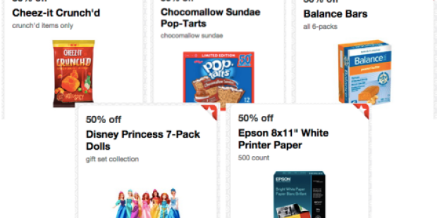 Target: TONS Of High Value Cartwheels (Including Cheez-it, Pop-Tarts, Disney Princess Dolls & More)