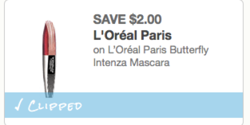 *NEW* $2/1 L’Oreal Butterfly Mascara Coupon