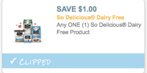 *NEW* $1/1 ANY So Delicious Dairy Free Product Coupon = Coconut Yogurt 58¢ at Walmart + More