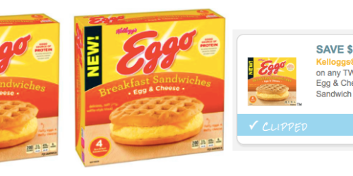 New $2/2 Kellogg’s Eggo Egg & Cheese Breakfast Sandwich Coupon = Nice Deal at Target