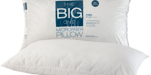 Kohl’s Cardholders: The Big One Microfiber Pillow ONLY $2.79 Shipped (Regularly $11.99)