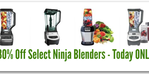 Target.com: 30% Off Ninja Blenders (Today Only!)