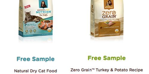 FREE Rachael Ray Cat & Dog Food Samples