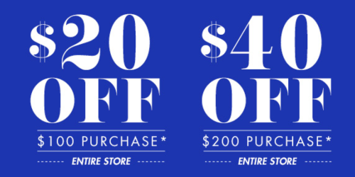 Big Lots: Save $20 Off Entire $100 Purchase OR $40 Off $200 Purchase (Valid 4/18 & 4/19 Only)