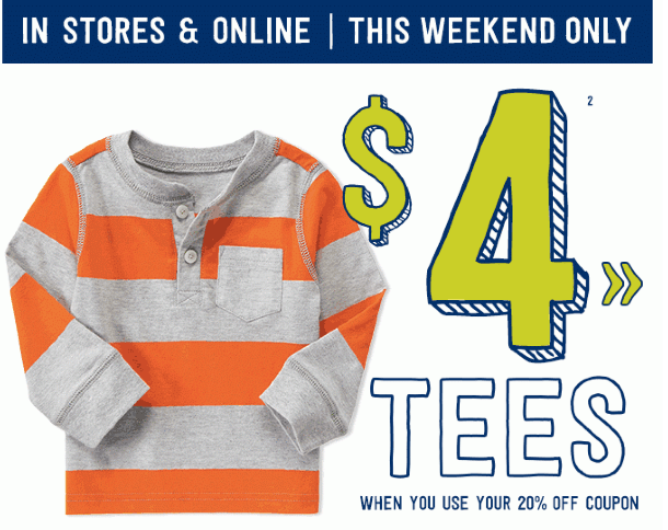 Crazy 8: Possible 20% Off Code (Check Inbox) = Short-Sleeve ...