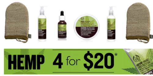 The Body Shop: *HOT* 2 Hemp Hand Protectors & 2 Hemp Body Butters ONLY $20 Shipped ($80 Value!)