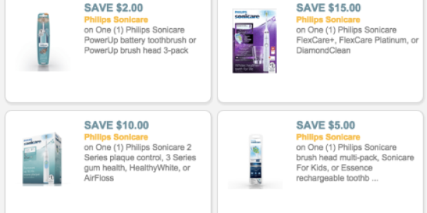 $32 Worth of Philips Sonicare Product Coupons