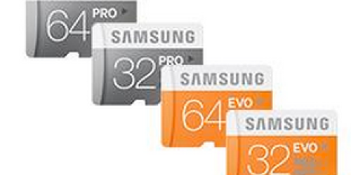 BestBuy.com: Nice Discounts on Samsung microSD Class 10 Memory Cards (16GB Card ONLY $8.99)