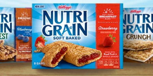 New $0.75/2 Kellogg’s Nutri-Grain Bars Coupon = Only $1.62 Per Box at Walgreens (Thru 4/25) + More