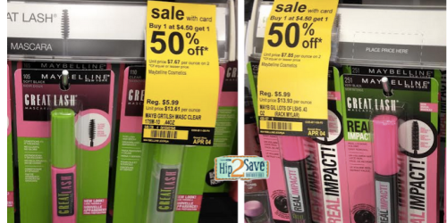 Walgreens: Maybelline Great Lash Mascara Only $1.38
